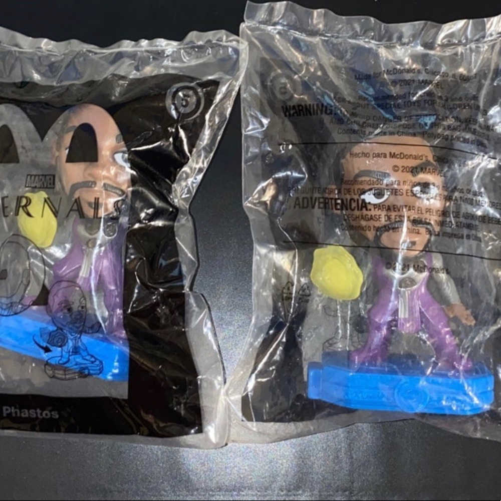 2x Marvel Internal Phastos x McDonalds Toy #5 one Sealed brand new 2021